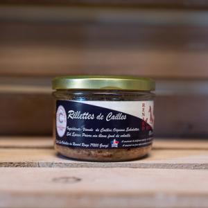 Rillettes | Rillettes de cailles nature - 180g