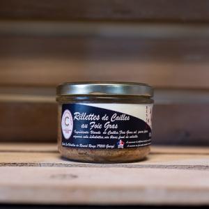 Rillettes | Rillettes de caille au foie gras - 180g
